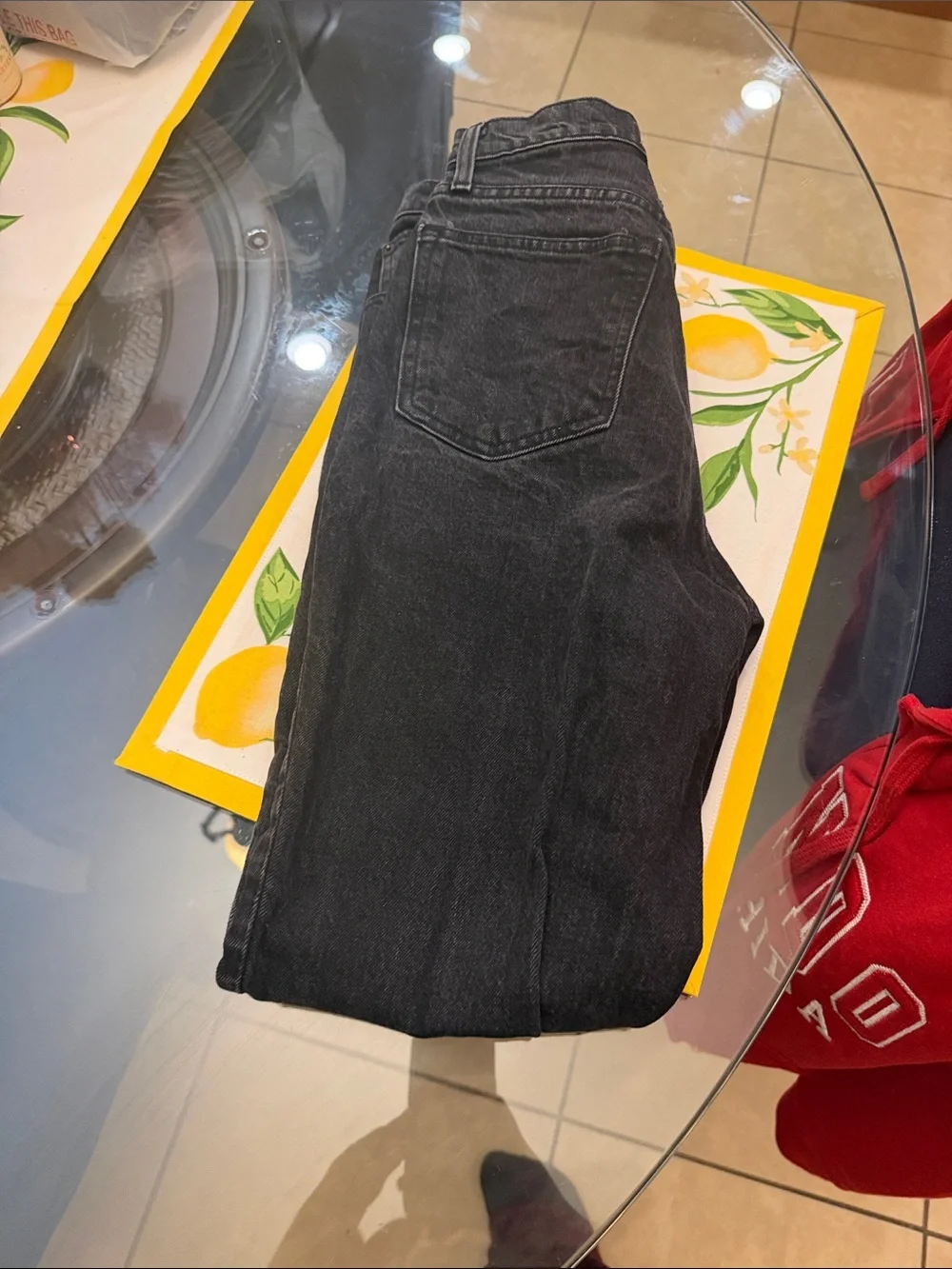 Abercrombie & Fitch Men's Black Straight-Leg Jeans